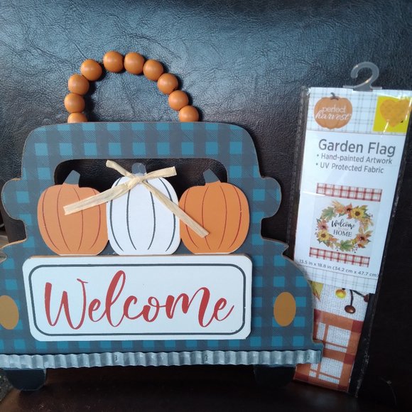 2 PC FALL/HARVEST INDOOR/OUTDOOR DECOR SET - Picture 5 of 5